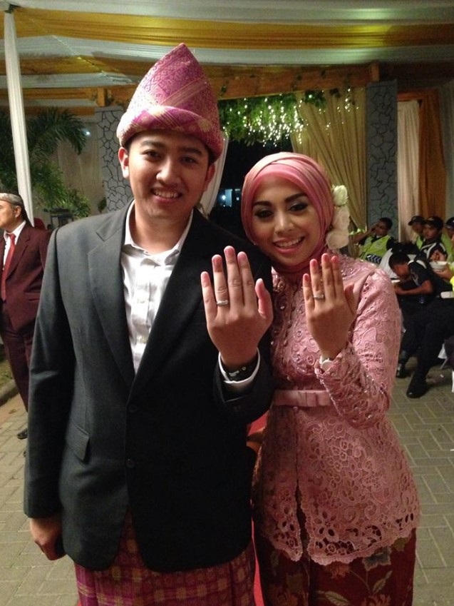 Radias Habi Rizky alias Diaz dan Wabup Garut Putri Karlina saat masih menjadi suami istri. [Facebook] 